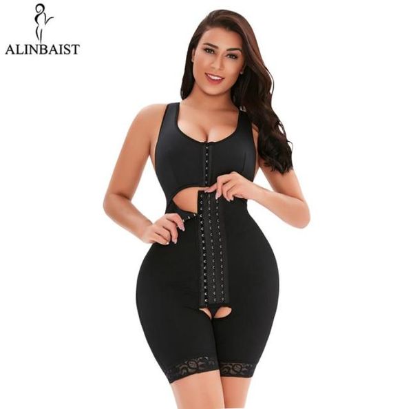 Frauen Shapewear Body Full Body Shaper Panty Fajas Nach der Operation Post Fettabsaugung Kompressionsbekleidung Butt Lifter Haken4695209