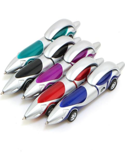 Divertente novità Cartoon Car Shape Design Penne a sfera Penna a sfera creativa portatile Qualità per bambini Giocattolo per bambini Materiale scolastico per ufficio7444821