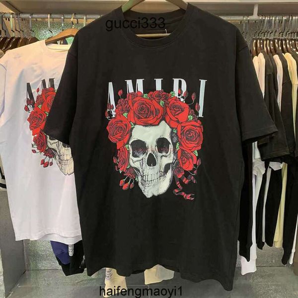 amirirlies 100 amirlies am amis imiri amiiri homens mulheres designer de luxo roupas de moda tees am tshirt amari puro algodão manga curta tshirt amirl para solto tr