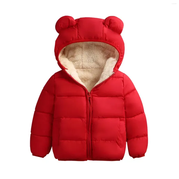 Piumino per bambini Giacca per bambini in cotone invernale per bambini Orso per cartoni animati più tuta addensata Vestiti caldi per bambini Costume per bambina per bambino