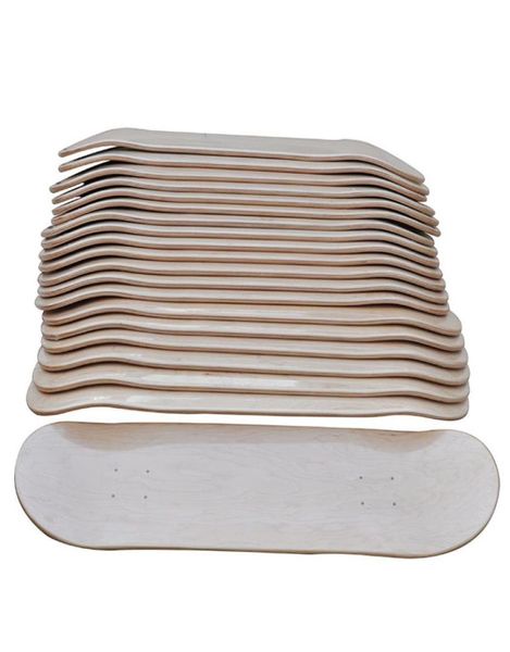 10 pezzi 31X8 pollici tavole per skateboard 7 strati in legno di acero canadese tavola da skateboard vuota2398308