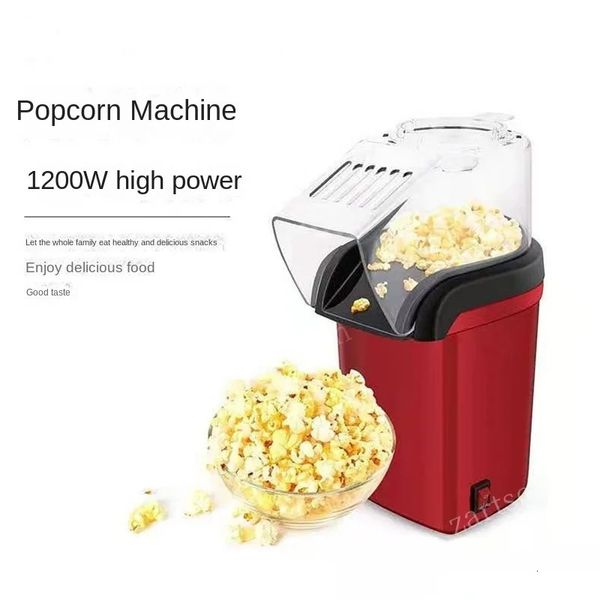 Mini Haushalt Elektrische Popcorn Maker Silikon Popcorn Maschine Luft Automatische Popper Snacks Geschenk Für Kinder Kinder 240228