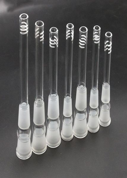 Acessório para fumar 18 mm vidro downstem difusor redutor para baixo haste para bongos de água com 6 cortes 7498747