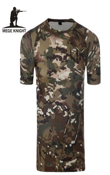 Maglietta mimetica Collant traspirante ad asciugatura rapida Maglietta tattica militare Maglietta a compressione da uomo Fitness Summer Bodybulding9954097