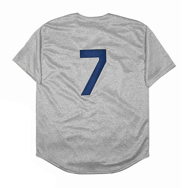 Erkek Boyut S-4XL Dikişli Gerileme Yeni 5 Joe DiMaggio 7 Mantle 8 Yogi Berra York Beyzbol Forması