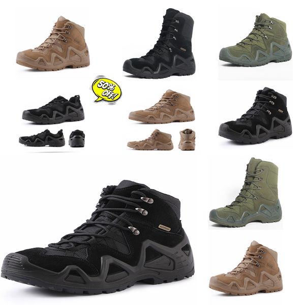 Botas masculinas novas botas de combate tático militar do exército botas de caminhada ao ar livre botas de deserto de inverno botas de motocicleta zapatos hombre gai