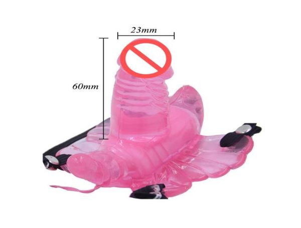 Tragbare tragbare Schmetterlingsdildo-Vibratoren für Frauen Vaginalmassage G-Punkt-Stimulation weibliche Masturbation Sexspielzeug7279596