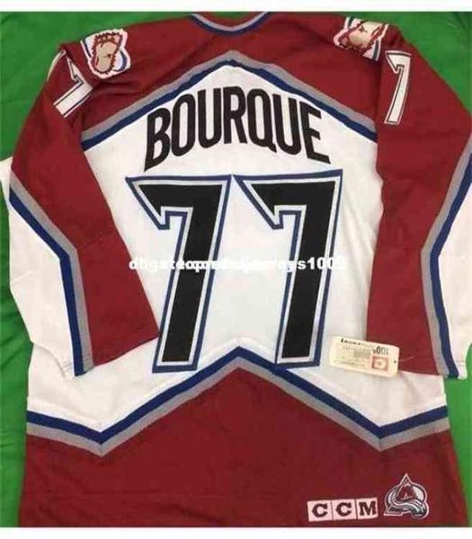 Cheap Custom 90039s Ccm Ray Bourque maglie uomo cuciture personalizzate maglie2457833