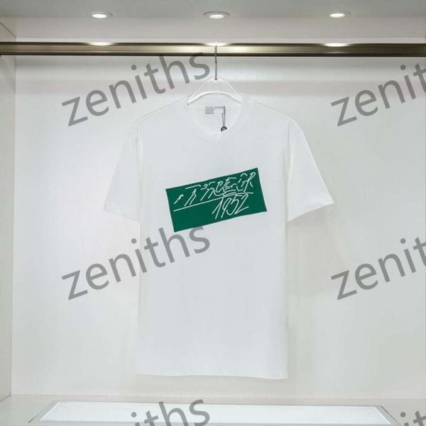 Tasarımcı Monclair T Shirt Moda Pamuk Tshirt Yaz Grafik Tişörtleri Marka Polo Gömlek Business Tee Tee Kısa Kollu İngiltere Tarzı Gömlek Erkek Kadın Tops A34