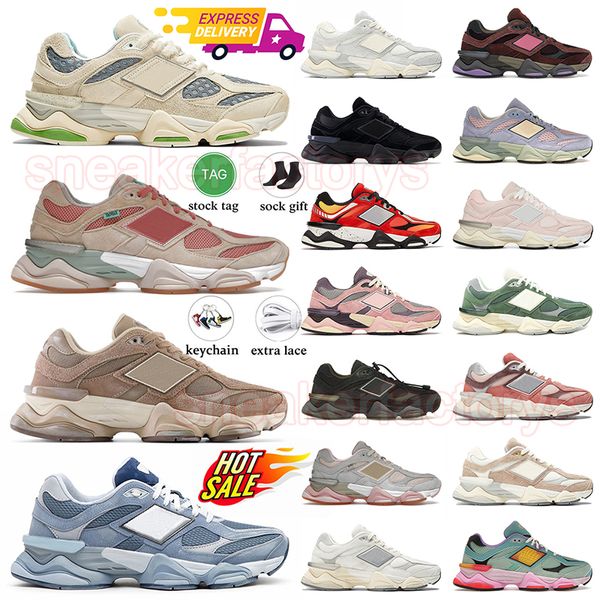 Heiße 2024 sportliche Laufschuhe 9060 OG Sneakers New Balance Schuhe Joe Freshgoods Mushroom Arctic Grey Burgundy on Clouds Sea Salt Damen Herren 9060s DHgate Trainer