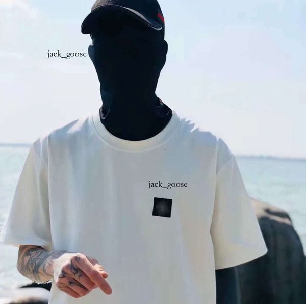 Tasarımcı Taş Tişört Adaları Yaz Erkek Giyim Nefes Alabilir Gevşek Mektup Baskı Aşıkları Sokak Varsity Pamuk T-Shirt Küçük Etiket Nakış Tidal Akış Tasarımı 293