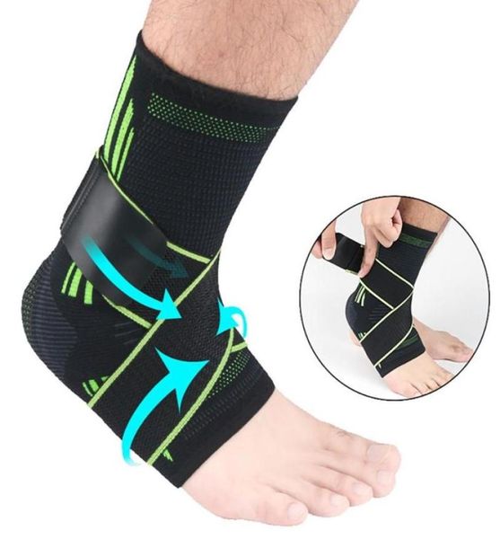 Supporto per caviglia 2 pezzi 1 paio di tessuto lavorato a maglia elastico regolabile cinturino fisso calzini da calcio accessori sportivi per la parte inferiore della gamba2915547