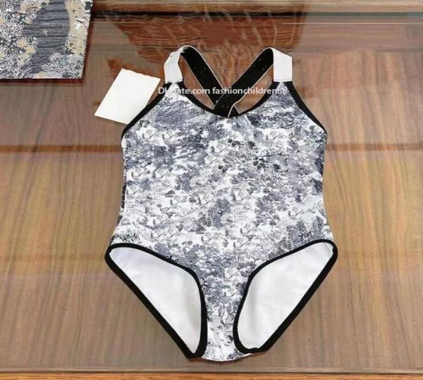 Kinder Einteiler Badeanzug Druck Kleinkind Baby Mädchen Designer Schwimmen Bademode Kleidung Niedliche Bikini Kinder Baden Beachwear5991967