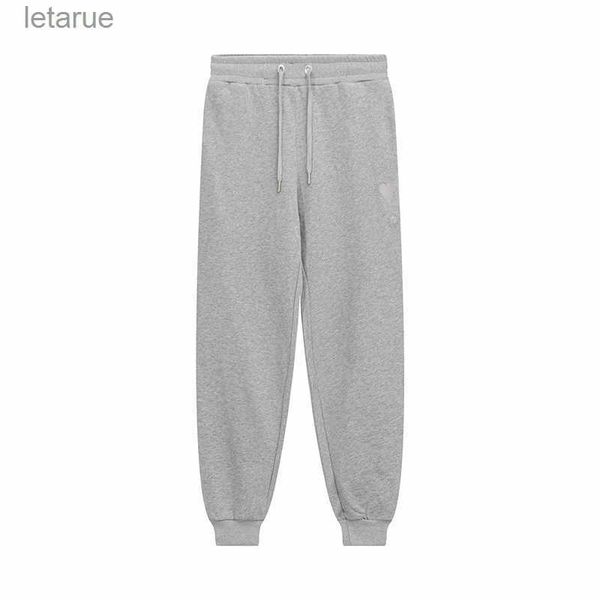 Calças Designer Mens Calças Moda Sweatpants Corredores Mulheres Calças Esportivas Beam Pé Calças Skate Streetwear Bordado Carta de Amor Plus Size 240308