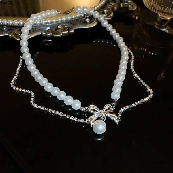 Дизайнерские ювелирные изделия, ожерелье с круговым жемчугом и колье, готическое трендовое роскошное ожерелье для женщин, цепочка со льдом, подарок для сестры, подарок бесплатно