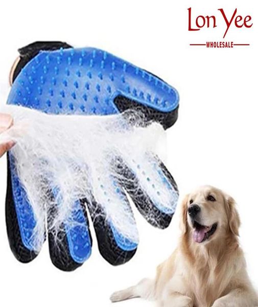 Luva para cuidados com animais de estimação, cão, gato, escova de silicone, pente, remoção de pelos, luva de limpeza, banho de animais de estimação, cão, gato, massagem, massagem também8569461