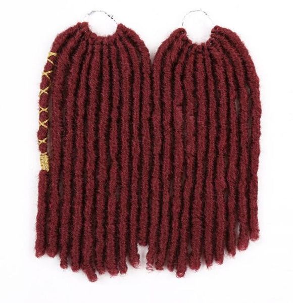 12 polegadas retas faux locs sintético crochê trança extensões de cabelo fibra de alta temperatura tranças de cabelo dreadlocks1112899