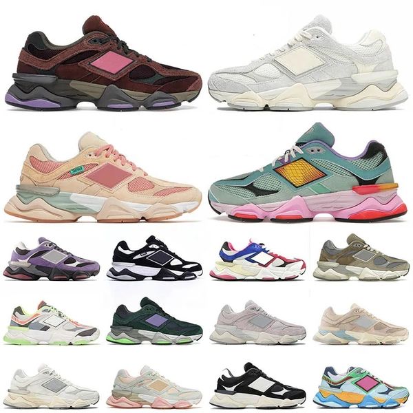 Новая 9060S Морская соляная кроссовка 9060 OG Mushroom Burgundy White Rain Cloud Quartz Quartz Grey Mens Daydream Blue Men Women Trainers BB9060 Спортивная платформа DERMIS КРОМЫ