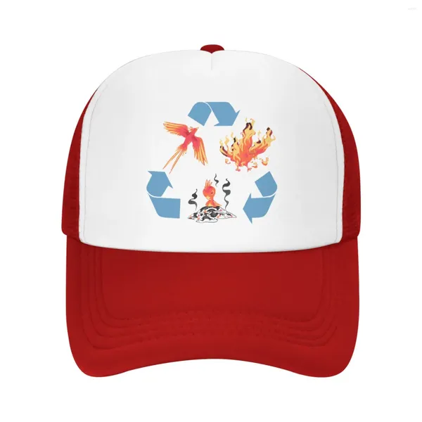 Ballkappen The Original Recycler Herrenkappe Outdoor Mesh Casual Sports Sun Basketball Hat Recycle Cartoon Origin Humor