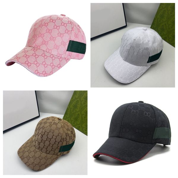Холст -шляпы дизайнеры мужчин гольф -кепки для женщин Мужчины бейсбол