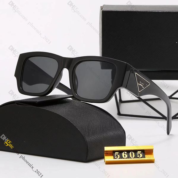 Дизайнерские солнцезащитные очки для женщин Классические солнцезащитные очки Proda UV400 Высококачественные пляжные солнцезащитные очки Дополнительная треугольная фирменная оправа TR-90 — Prd5605;Магазин/21621802
