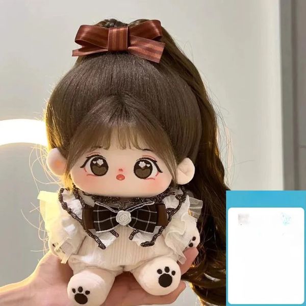 Personalità coreana Idol Toys Cotton Doll Girl Angry Playthings Baby Plush Filling Actives Kids Burattino Regalo per bambini 240223