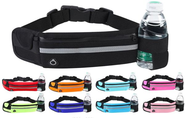 Multifunktionale Kopfhörer-Lochtaschen zum Laufen, leicht zu nehmende Flaschen, sicheres reflektierendes Band, mehrfarbige Hüfttasche, Outdoor-Taschen. 5376987