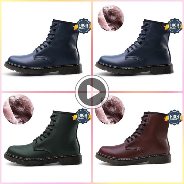 Dr Martinser Männer Stiefel Frauen Designer Winter Schnee Doc Martinser Kniehohe Herren Knöchel Flauschigen Pelz Luxus Chelsea Hohe Combat Riding Martenser Bottes