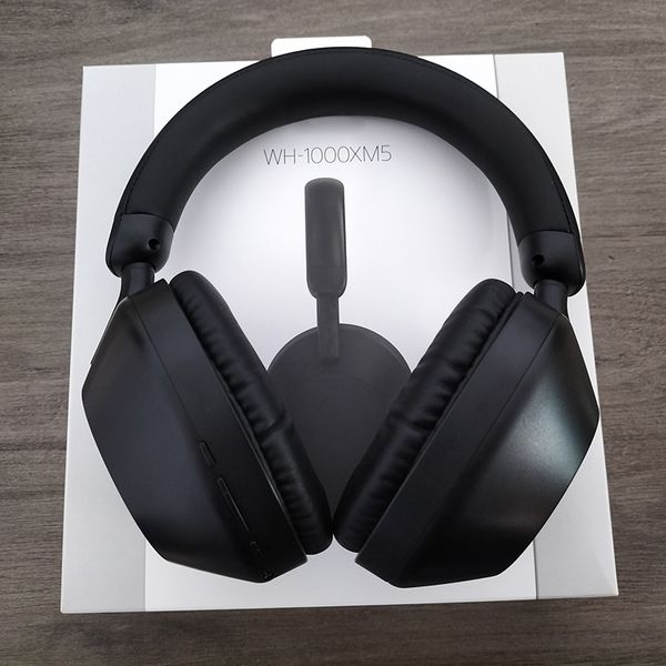 Novo para 2024 Sony WH-1000XM5 Headband Preto Fones de ouvido Bluetooth Verdadeiro estéreo sem fio Fones de ouvido atacado de fábrica inteligente HD para processador de cancelamento de ruído
