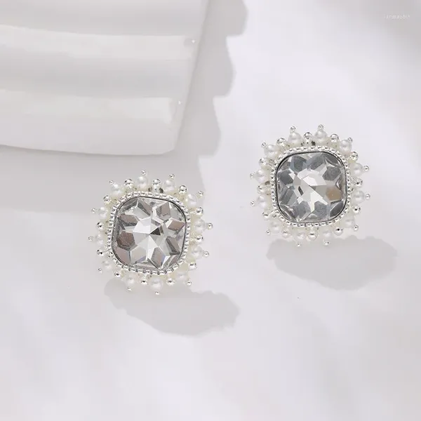 Ohrstecker Koreanische Frische Luxus Perle 2024 Mode Einfachheit Geometrische Frauen Schmuck Mädchen