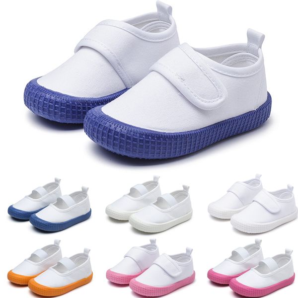 Canvas Spring Running Boy Children Shoes Sneakers Осенняя мода Дети Дети Случай Девушки Плоский спорт Размер 21-30 г 12