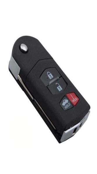 Auto Styling 4 Tasten Fernbedienung Flip Folding Key Fob Shell Fall Für Auto Mazda 3 5 6 RX8 CX7CX9 MAZ24R Blade76742109910657