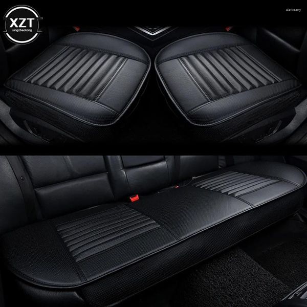 Autositzbezüge Vordere Abdeckung PU-Leder Autos Kissen Autos Schutz Universal Stuhl Pad Matte Auto Anti Slip