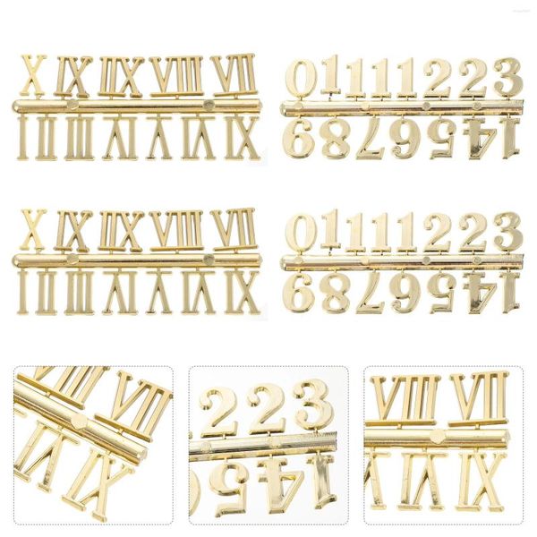 Saatler Aksesuarlar 6 PCS SAYI İÇİN ZEL NUMARILI DIY NUMERALS Plastik Roman Eller Yedek Parçalar Kiti