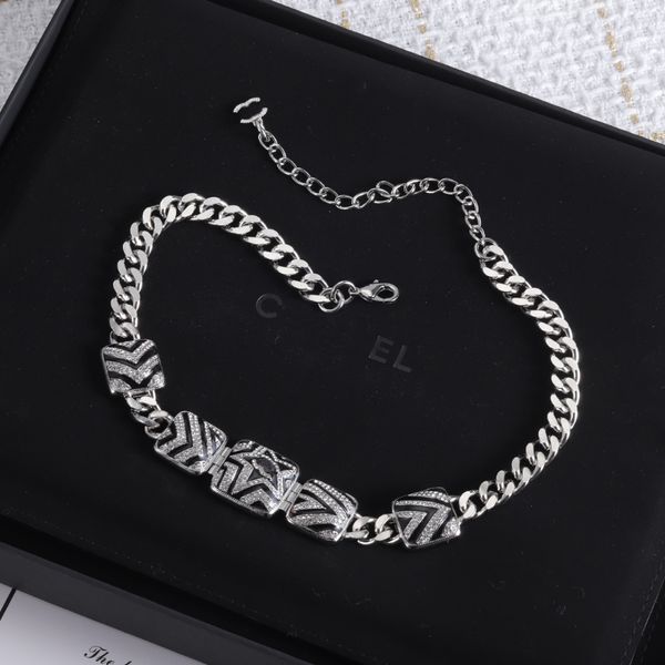 Tasarımcılar Erkek ve Kadın Aşk Mektubu Kolye Kolye Moda Tasarımcısı Titanyum Çelik Kolye Sevgililer Günü Hediye Lüks Jewlery Chd2403096-12