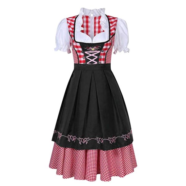 Abito da donna per Halloween, abito da Oktoberfest, scultura del corpo, costume di scena, costume cosplay, costumi di Halloween per le donne