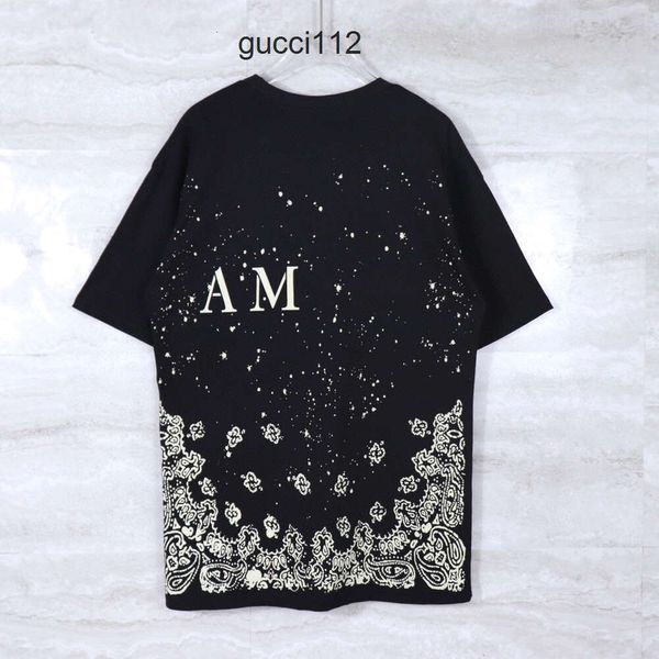 amirilies Breve amari amirl amis AM amar miri Mens Designers T-shirt Moda Uomo T Shirt cielo stellato lettera Top Quality Donna T-shirt Manica CasualO7EZ