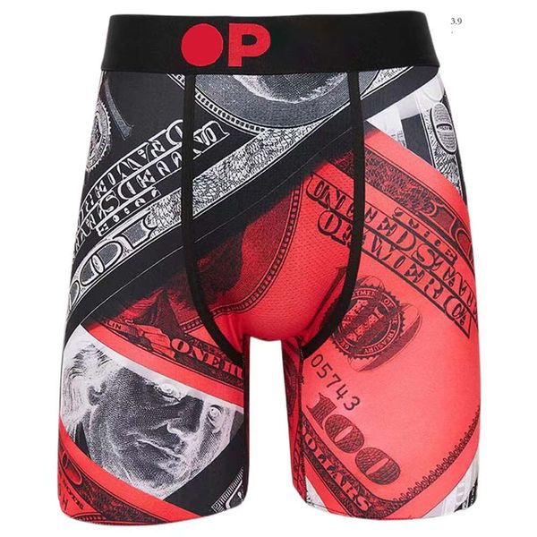 Intimo da uomo firmato Pantaloncini da spiaggia Boxer Sexy Underpa Intimo stampato Boxer morbidi Estate Costume da bagno traspirante Marchio maschile corto Psd 7588