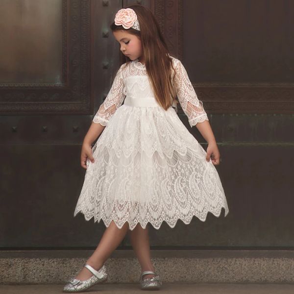 Abiti a maniche lunghe invernali abiti vestito a pois per principessa abiti casual indossa tutu festa di nuovo anno vestidos abbigliamento per bambini per 38 anni