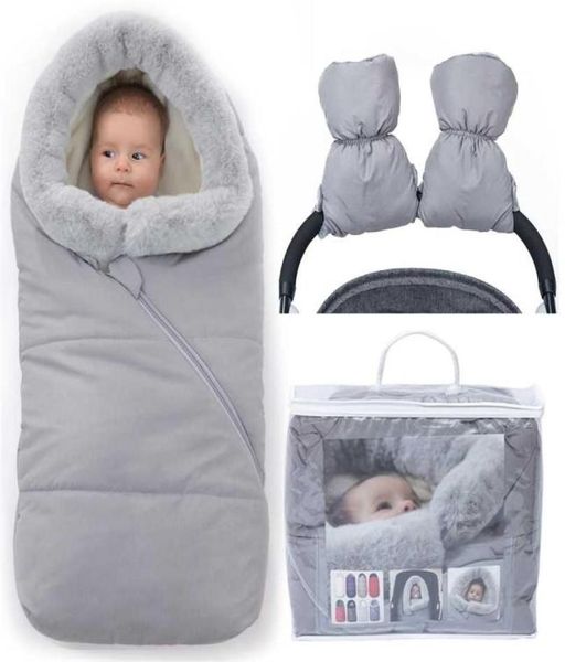 Orzbow Warme Baby Schlafsäcke geboren Umschlag Winter Kinderwagen Schlafsäcke Fußsack Kinder kinder Kinderwagen Kinderwagen Schlafsäcke 2110234814044