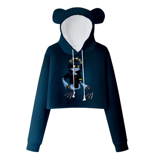 Sweatshirts WAMNI Murder Drones Bear Ear Hoodie TV Show Tops Neue Mode Sweatshirt Mädchen Damen Pullover Einzigartige Bear Ear Sweatshirts 2021