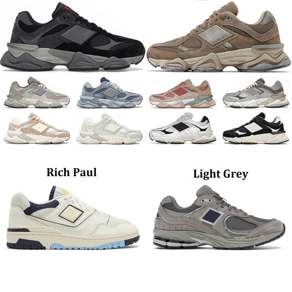 Neue 9060 Freizeitschuhe 2002r Designer-Turnschuhe 9060er Jahre Ziegel Holz Meersalz Weißer Pilz Regenwolke Grau 2002r Pack Phantom 550 Weiß Grün Herren-Trainer-Turnschuhe