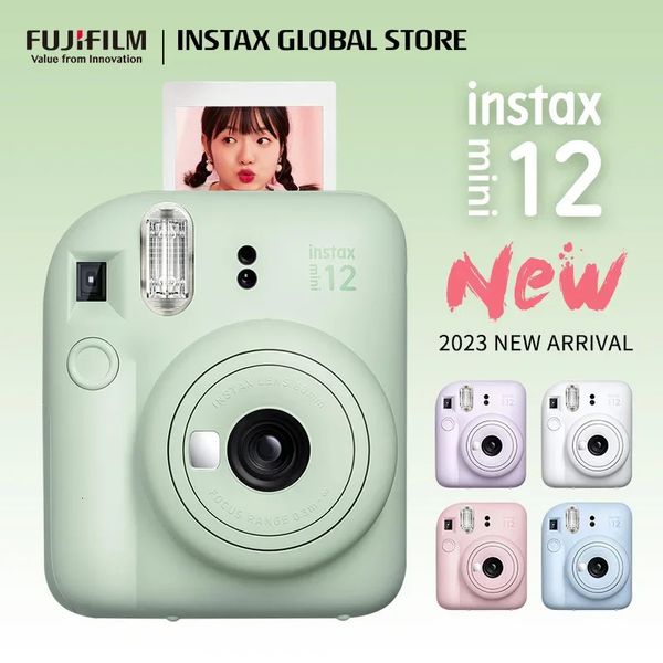 Fotocamera istantanea originale Fujifilm Instax Mini 12 con pellicola Instax Mini Film Po Paper Arrivo 240229