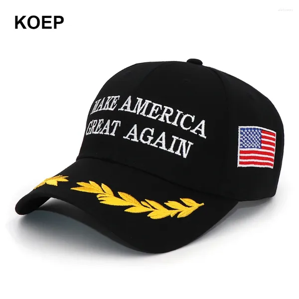 Ballkappen Donald Trump 2024 Kappe USA Flagge Baseball Make America Great Again Snapback Präsident Hut Stickerei Großhandel