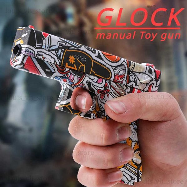 Gun Toys Gel Balls Gun Spielzeug Bunte manuelle Paintball Wasserpistole Pistole Waffen für Erwachsene Jungen CS Schießen Geburtstagsgeschenk T240309