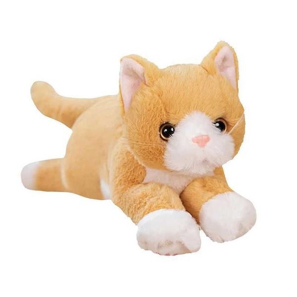 Animais de pelúcia enchidos P Animais Tipos Lifelike Cat Brinquedo Macio Gatinhos Boneca Animal Bonito para Meninas Meninos Crianças Tortas Natal Birt Dhbsc