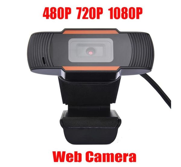 Webcam HD Câmera Web 30fps 480P720P1080P PC Câmera Microfone de absorção de som embutido USB 20 Gravação de vídeo para computador para PC 3762607