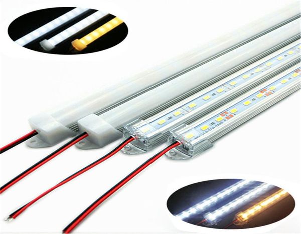 Umlight1688 LED Light Bar 5730 7020 1M 72 LEDs Barra de tira rígida 12V Hard Light Tiras com tampa de liga de alumínio DHL 50pcslot7246223