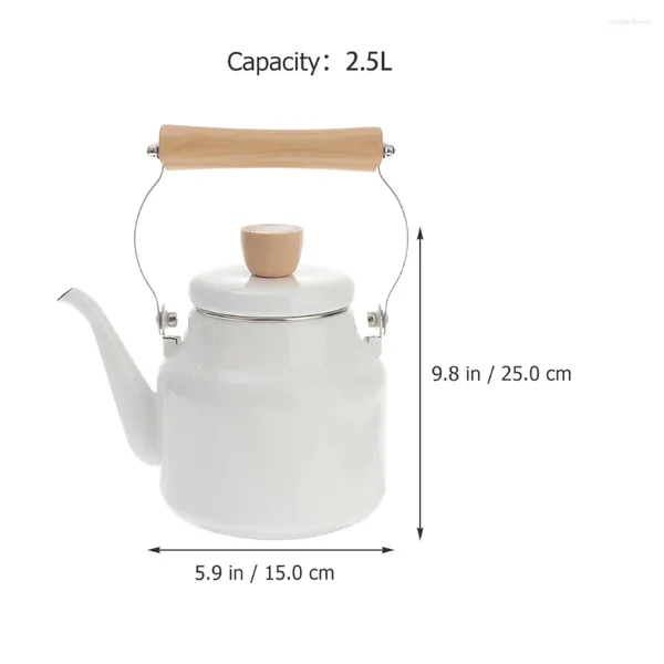 Наборы столовой посуды, японский чайник, чайники, плита, портативный горшок для воды, эмалированный, винтажный, кипящий чайник, ретро-кофейник