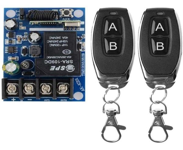 Fernbedienungen 12V Steuerschalter 40A Power Radio Controller Wireless RF Empfänger 3000W 433Mhz6879575